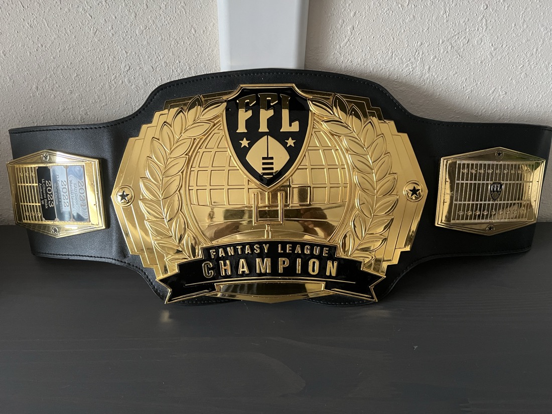 The league championship trophy